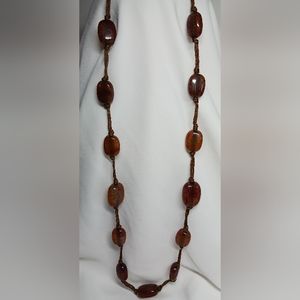 The Work Connection  necklace, plastic